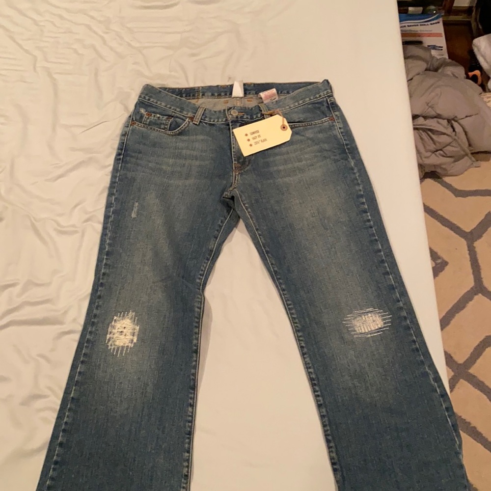 NWT Sz 10 Distressed Lucky jeans